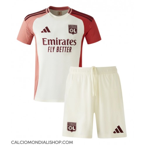 Maglie da calcio Olympique Lyonnais Terza Maglia Bambino 2024-25 Manica Corta (+ Pantaloni corti)